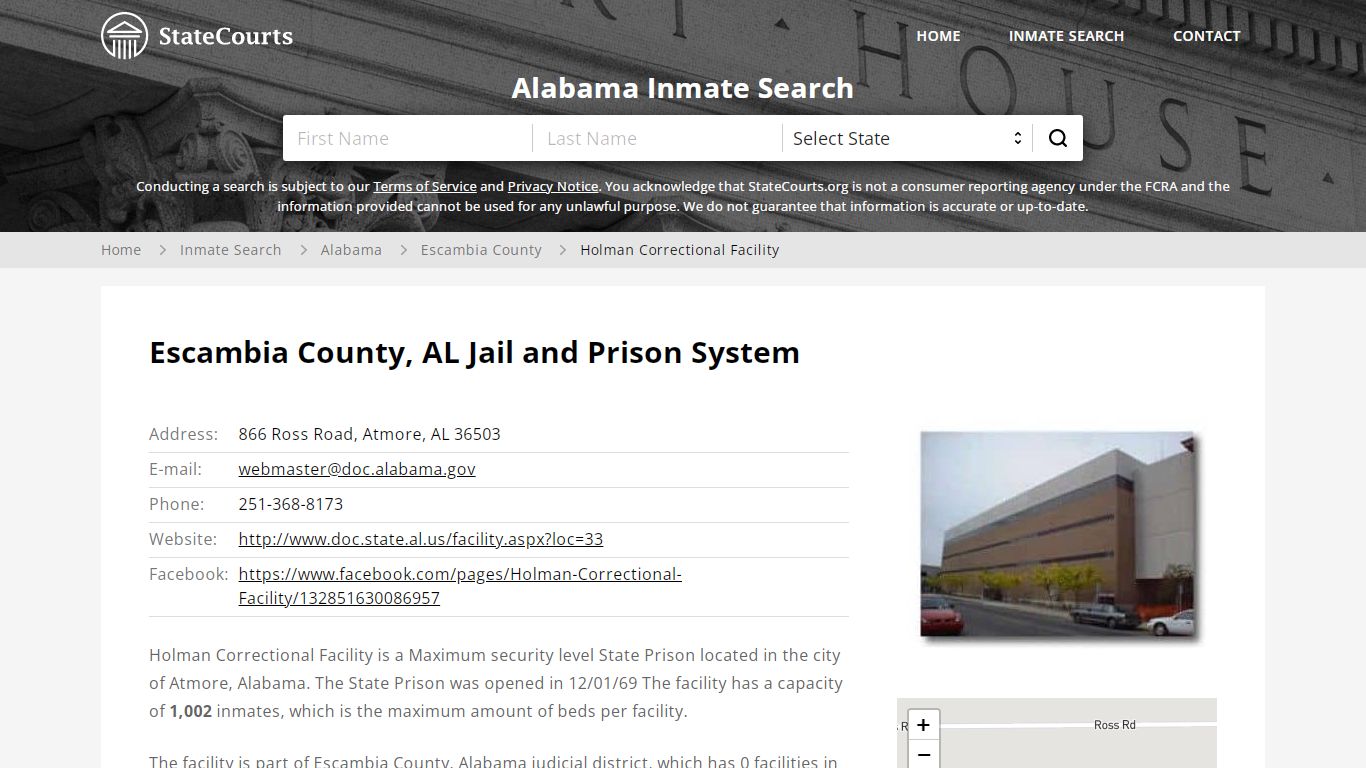 Escambia County, AL Jail and Prison System - State Courts